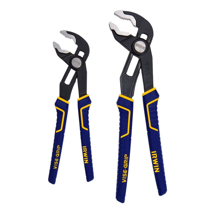 IRWIN Tools VISE-GRIP GrooveLock Pliers Set, V-Jaw, 2 Piece, 2078709