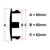 4pcs/lot 65mm Car Wheel Center Cap, TE37 CE28 RE30 CE28n