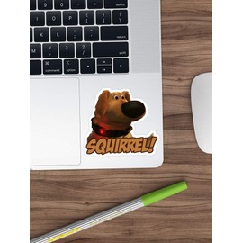 Jess-Sha Store 3 PCs Stickers Dug from Up, Squirrel Sticker for Laptop, Phone, Cars, Vinyl Funny Stickers Decal for Laptops, Guitar, Fridge