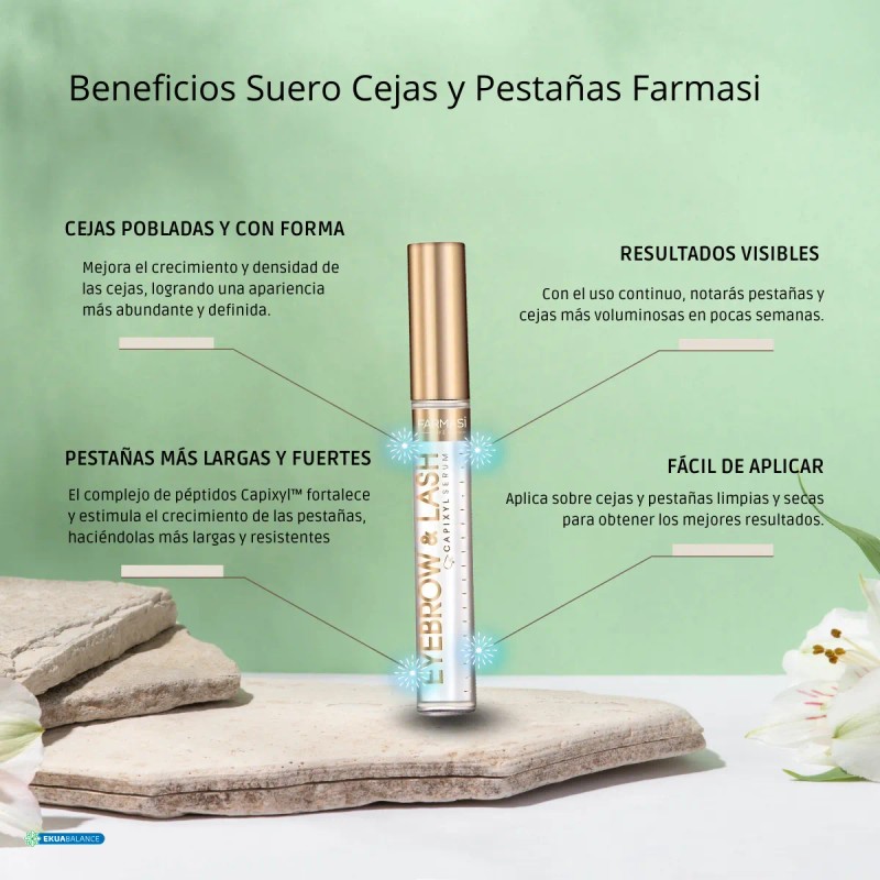 Cejas Y Pestañas Mucho Más Largas Suero Crecimiento Farmasi