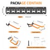 Unaikoo Garden Tool Organizer Wall Mount - Garage Storage and