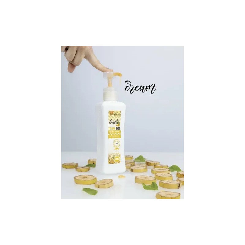 Yellow Shot Shampoo Mask Curly Booster Curly Cream
