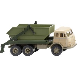 Wiking 067908 Hull Dump Truck Beige Gauge HO 1:87, Not a Toy
