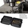 Combined Tap Drill Bit Set HSS Metric Ti Plated System