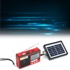 Radio FM AM SW Portable Radio Support Solar Battery Charging