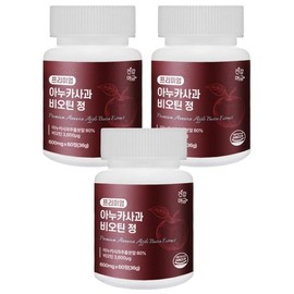 Healthy Anuka Apple Biotin 60 tablets x 3 boxes / 건강머금 아누카 사과 비오틴 60정 x 3박스