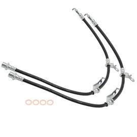 Frankberg 2x Brake Hose Brake Hydraulic Hose Front Compatible with Au.ris E15 1.3L-2.2L 2006-2012 Corolla Saloon E15 1.3L-2.0L 2006-2014 Verso R2 1.6L-2.2L 2009-2018 Replace# 18J4571