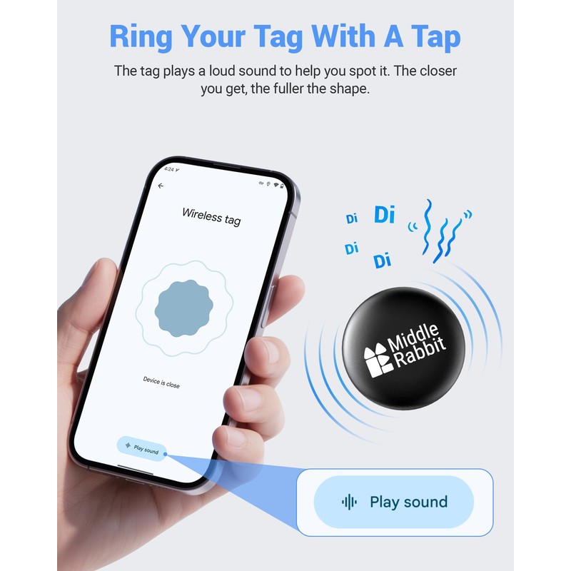 GPS Tracker Tag for Kids Hidden (Android Only), Tracking Device