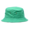 NEWHATTAN Stonewash Bucket Hat 1500 - kellygreen