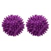 Fackelmann 54022 Dryer Balls Fluffy Plastic, Berry, 6.5 x 6.5