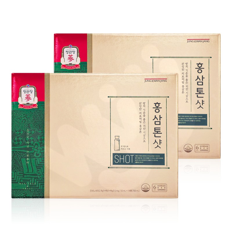 Jeonggwanjang Red Ginseng Tone Shot Ampoule 50ml x 14 bottles