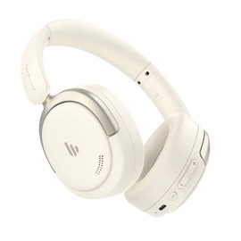 Edifier Atom Max 44dB Active Noise Cancelling Headphones Bluetooth 5.4 Over Ear Headset with Transparent Mode, Hi-Res Audio, Built-in Mic, Multipoint Connection, APP Customize, USB-C Wired Mode, White