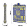 Scottish Tartan 6oz Hip Flask for Men - PU Leather