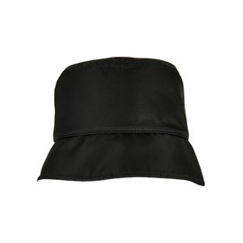 Flexfit Unisex 5003NH Nylon Sherpa Bucket Hat, Black/Off-White, One Size, Black/off-white