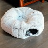 Unbranded Cat Tunnel Bed with Hanging Ball,Versatile Cat Tunnels for