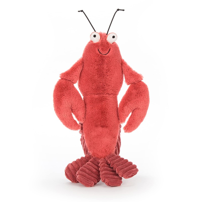 Jellycat LOB2L Toys Larry Lobster Plush, Red, White