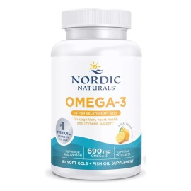 Nordic Naturals Omega-3 690 Mg Nordic Naturals Limón 60 Geles Cápsulas blandas