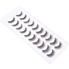 LALAFINA 20 Pairs Fake Eyelashes False Thick Eyelash 5d False