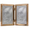 Lawrence Frames 11746D Classic Bead Picture Frame, 4x6 Double, Gold