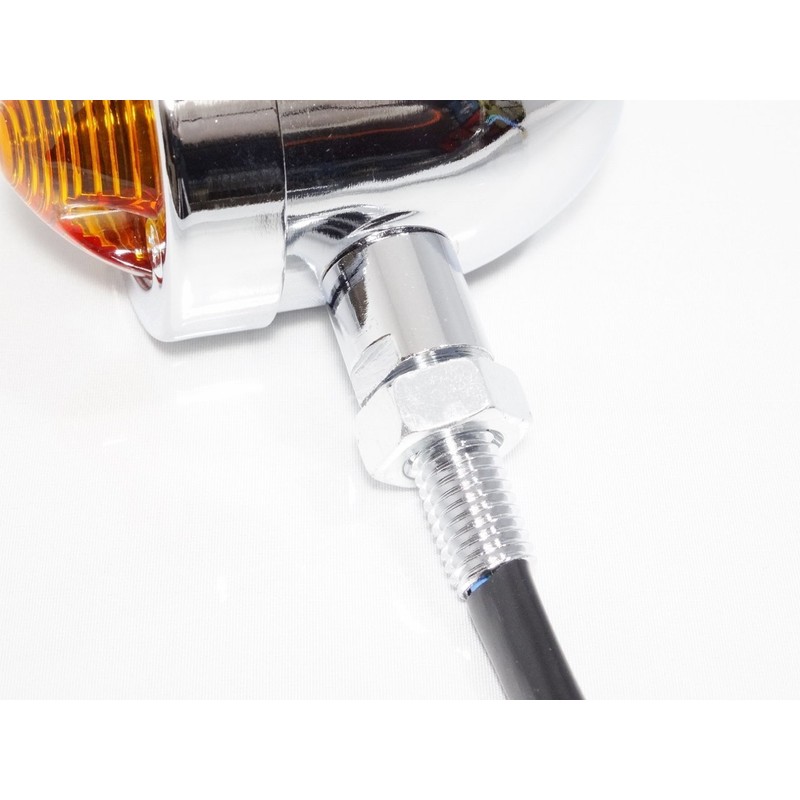 CMY Select Universal Bullet Turn Signal Bike, Chrome Plated, Universal