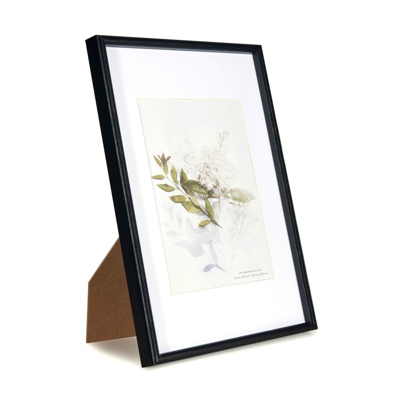 Baoee Black Wooden A4 Frames, Picture Frames Set of 2,Poster