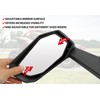 SAUTVS Folding Front Door Rear View Side Mirrors for Maverick