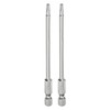 QUARKZMAN Pack of 2 T15 Security Torx Bit 1/4 Inch