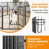 Giantex Dog Playpen Outdoor 32" H - 8 Panels Metal
