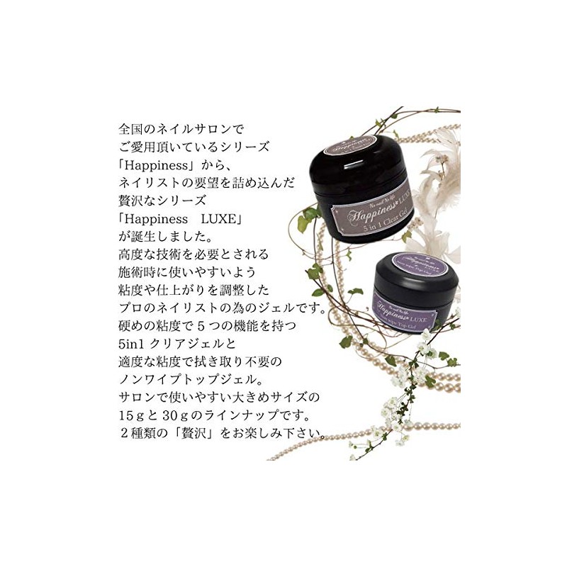 Happiness LUXE Happiness Luxe Semi-Hard Non-Wipe Top Gel (1.1 oz