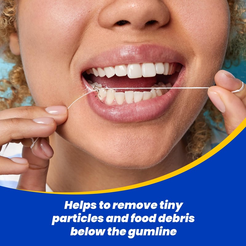 COCOBURI Dental Floss for Braces,Pre-Cut Strands Floss,Threaders for Bridges,Threaded Floss