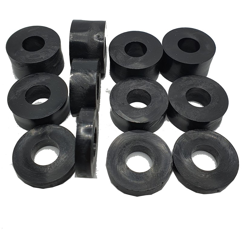 M5 Black Nylon Wide Spacers Standoff Washers ID 5.3mm, 4