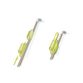 Stonfo Knicklichthalter Gr. 2 - 2,5-3,7 mm - geeignet für 3 - 4,5 mm Knicklicht