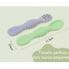 TAIMEI Juego De Cucharas Para Bebé 6pack Multicolor, Etapas 1