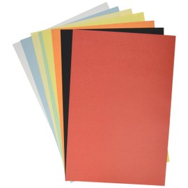 School Smart Folding Bristol Tagboard, 12 x 18 Inches, Assorted Color, Pack of 100