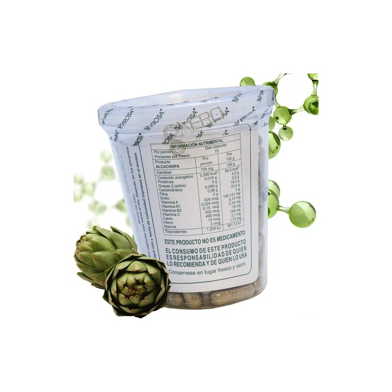 Alcachofa Con Vinagre De Manzana Y Nopal Prosa® 150 Cápsulas