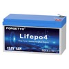 Forgetyo 12V 6Ah LiFePO4 Lithium Battery, 3000+ Cycles Lithium Battery,Safe