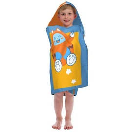 Jay Franco Blippi Bath Pool Beach Hooded Towel - Super Soft & Absorbent Kids Blue Cotton Towel