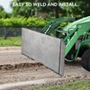 YITAMOTOR 1/4" Skid Steer Attachment Plate Universal Quick Attach Mount