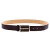 VALENTINO Around Plaque Buckle Belt W85 Vino/Oro - Can be