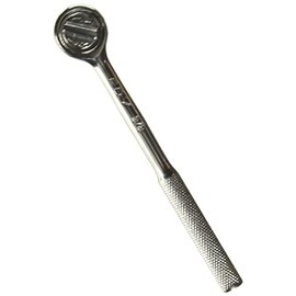 Foy 140439 Matraca reversible para dado cuadro de 3/8", cabeza redonda, mango moleteado