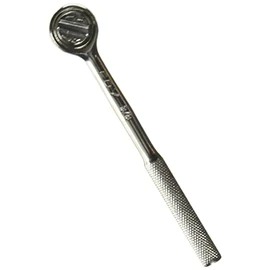 Foy 140439 Matraca reversible para dado cuadro de 3/8", cabeza redonda, mango moleteado