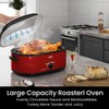 22-Quart Electric Roaster Oven with Removable Pan and Self-Basting Lid,