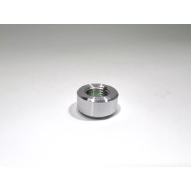 K PRECISON 1/4 NPT QTY:1 ALUMINUM FEMALE WELD ON / WELD IN FLANGE FITTING BUNG, 1/4-18 LONG