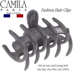 Camila Paris CP3494 French Small Hair Clips for Women Thick Hair for Long Curly Wavy Hair, Girls Hair Claw Clip, Durable Styling Big Claw Clip for Thick Hair, Strong Hold No Slip Grip, Made in France