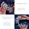 LOVFOIVER Diadema de boda para novias y dama de honor