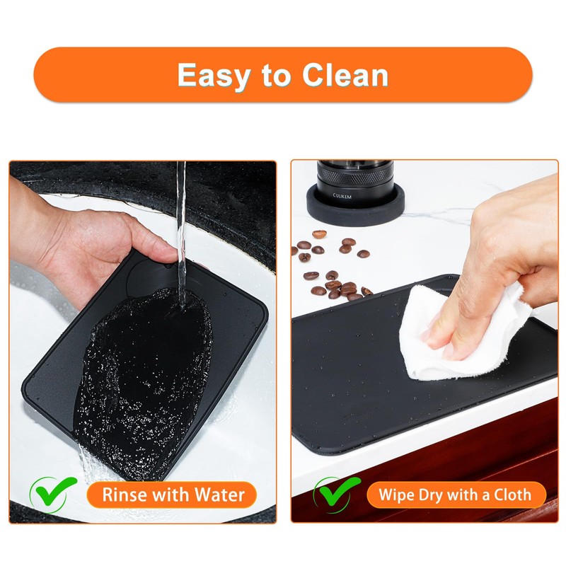Espresso Tamping Mat Coffee Tamper - Food grade Silicone Espresso