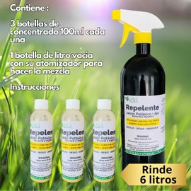 Jabón Potásico con Extracto de Ajo, Rinde 6 litros