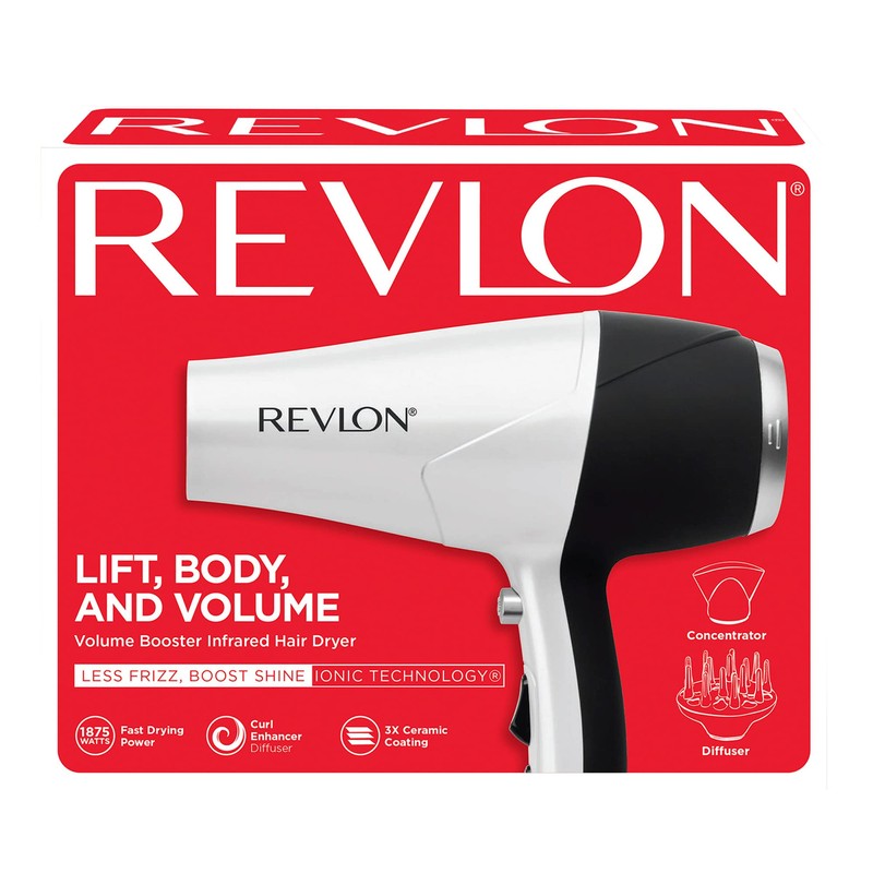 REVLON Volume Booster, Hair Dryer with Curl Enhancing Diffuser |