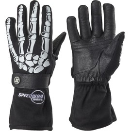 Speedway Motors Skeleton Double Layer Nomex Glove, Size Large