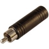6.35mm 1/4" Mono Female Jack Socket to Single RCA Phono